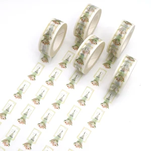 Лента декоративная самоклеящаяся с цветочным узором, 1 шт.