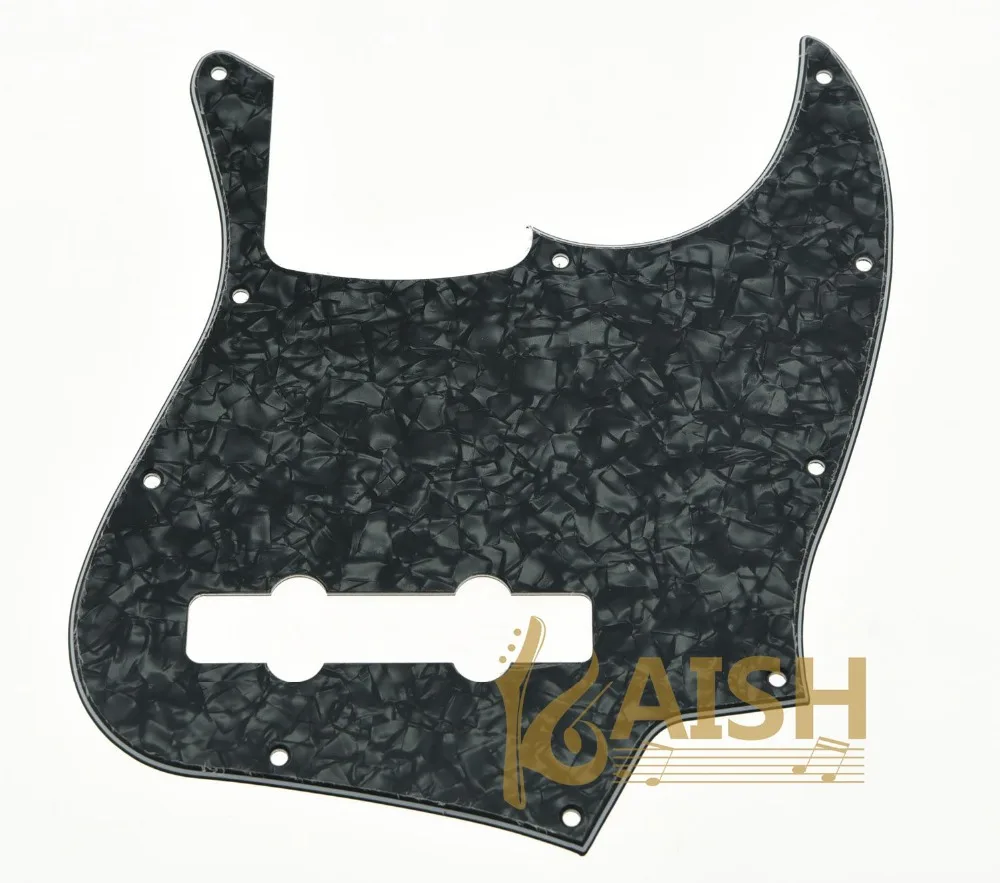 

USA Spec 5 String Standard Jazz J Bass Pickguard Scrach Plate Black Pearl