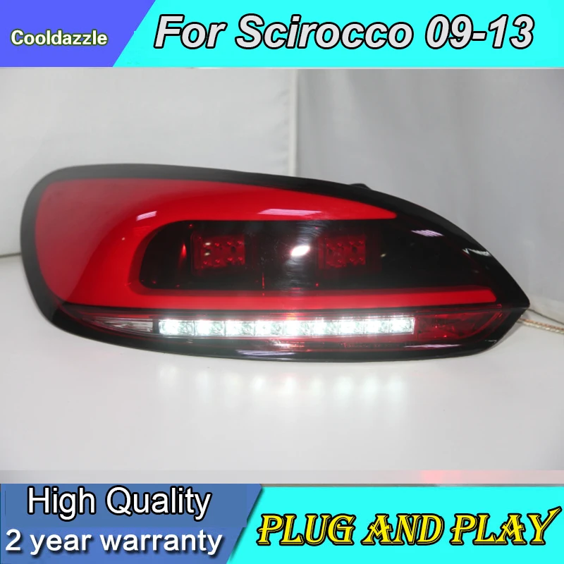 Светодиодный задний фонарь для VOLKSWAGEN Scirocco красного цвета с задним светом 2009 2010 2011