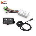 Контроллер LED810, 36 В, 250 Вт, 350 Вт, 48 В, 500 Вт, дисплей, измеритель PAS, комплект для преобразования электровелосипеда, двухрежимный Датчик Холла и менее Датчик Холла