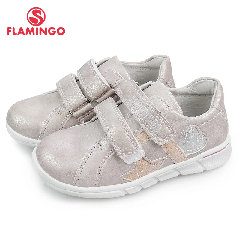 Весенние ортопедические кожаные стельки FLAMINGO детская повседневная обувь