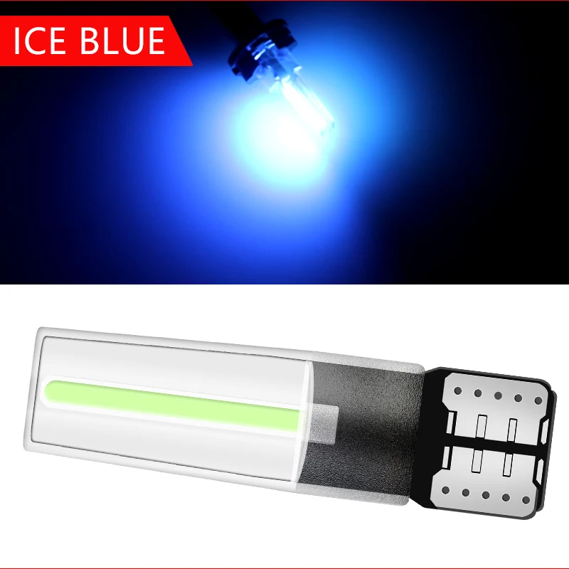 2 шт. новейший W5W led T10 cob стеклянный автомобильный светильник, светодиодный светильник с нитью, автомобильный светильник для чтения, купольная лампа, лампа DRL для автомобиля, Стайлинг 12 В