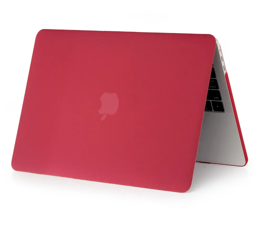 Zaiwj кейс для ноутбука, лэптопа для MacBook Air 13 11 Pro retina 12 13 15 Новые Pro 13 15 дюймов с сенсорной панелью+ Пылезащитная Резина