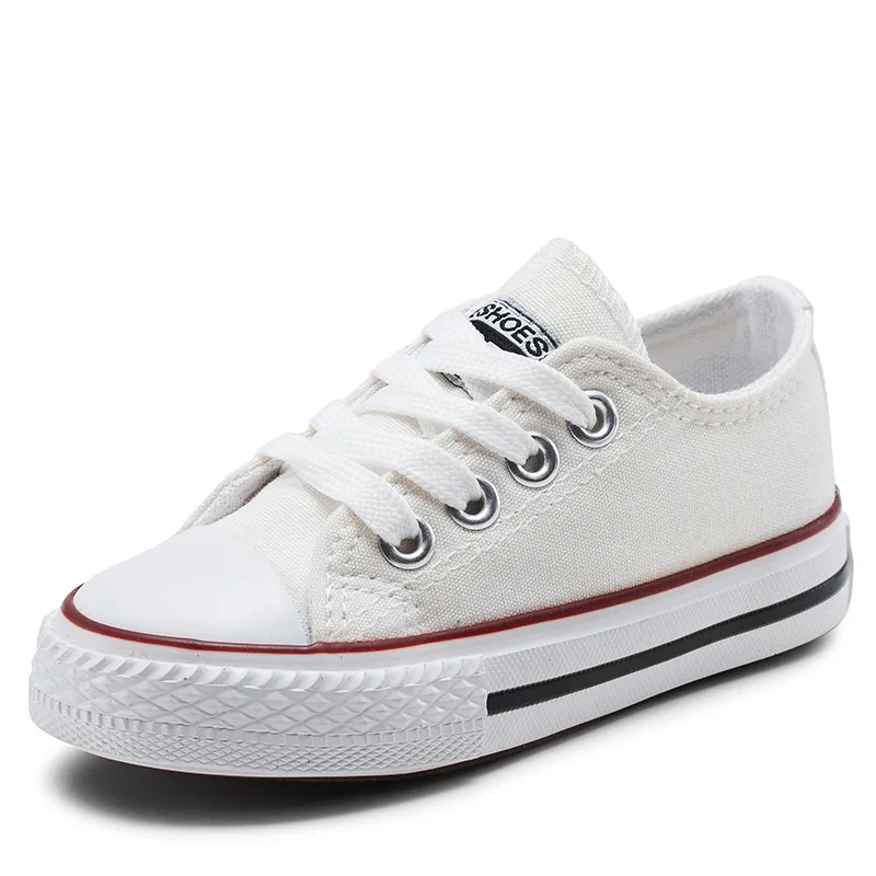 2017 New Spring Autumn Kids Canvas Shoes Low Top Sneakers Slip On sports shoes boys casual girls fashion sneaker | Детская одежда и