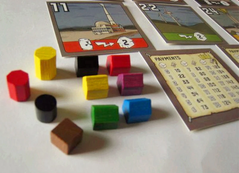 Настольная игра горячая Распродажа Power Grid + Расширенная настольная карта