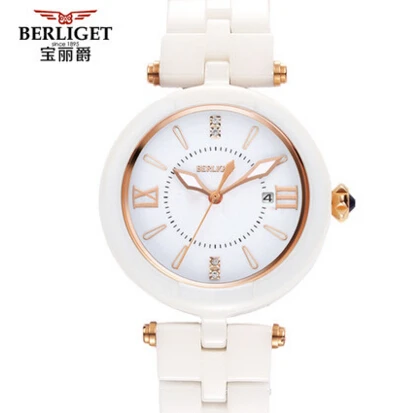 Часы наручные женские с сапфировым керамическим ремешком 50 м|watch 50m|watch womenwatch women