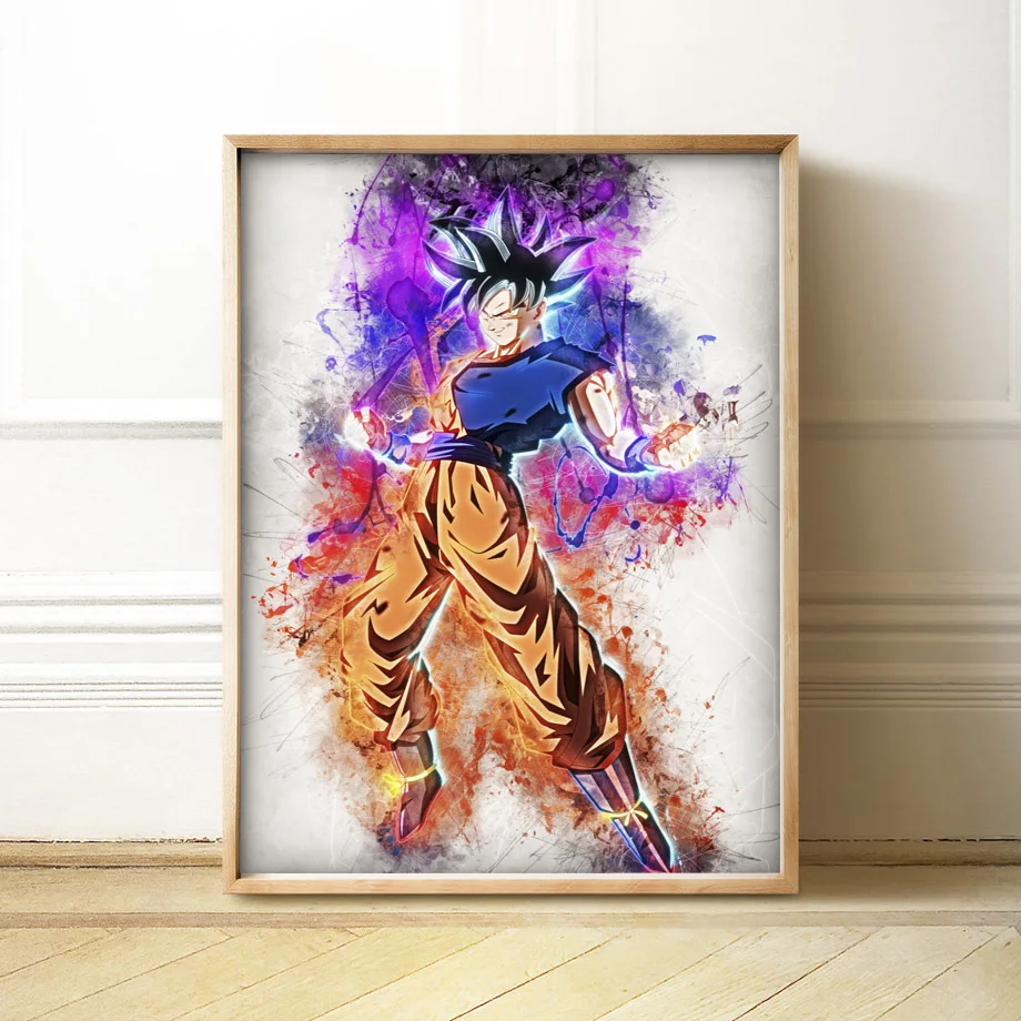 Dragon Ball Super Son Goku Vegeta Beerus Whis Majin Buu аниме постеры и принты на холсте настенные картины для декора