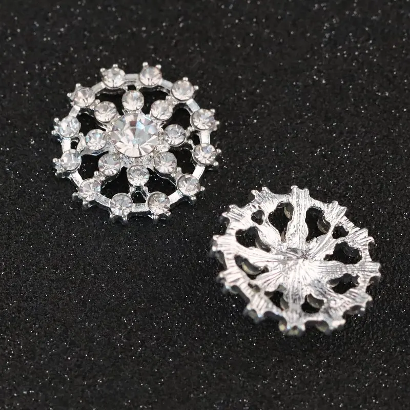 Flatback Round Rhinestones Button Crystals Stones Flat Back Charms For DIY Clothes Crafts (10pcs /lot | Дом и сад
