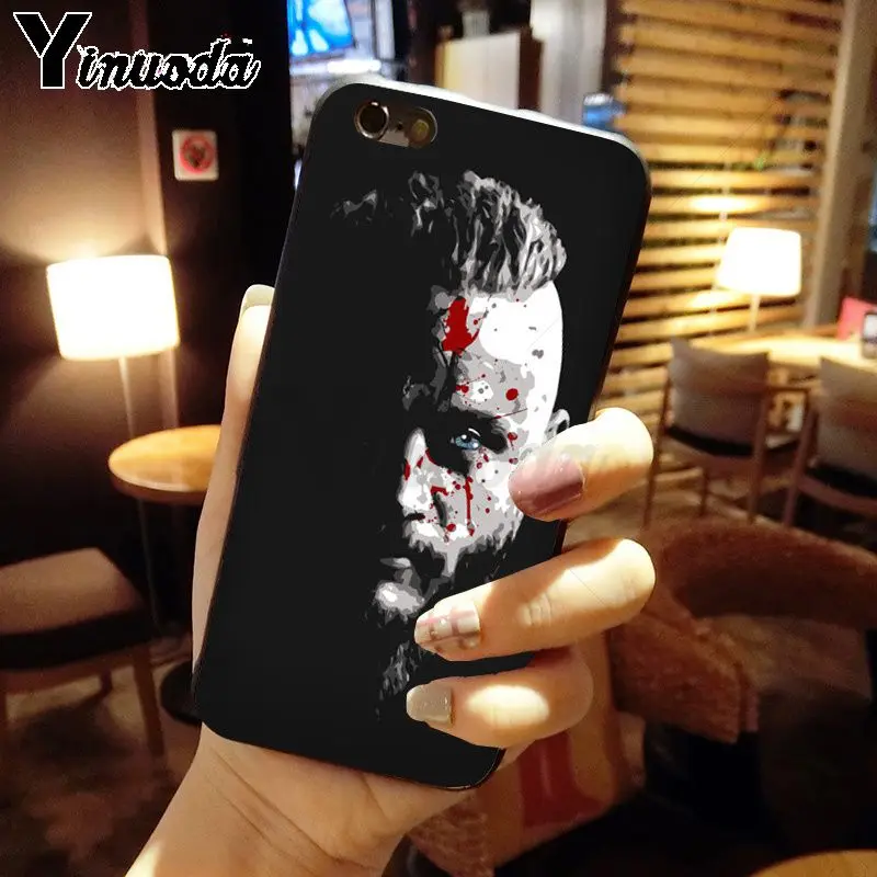 A10 Yinuoda Ragnar Lothbrok Vikings серии ТПУ мягкий силиконовый черный чехол для телефона iphone 8 7 6 S Plus X XS MAX 5 5S SE XR чехол - Цвет: A10