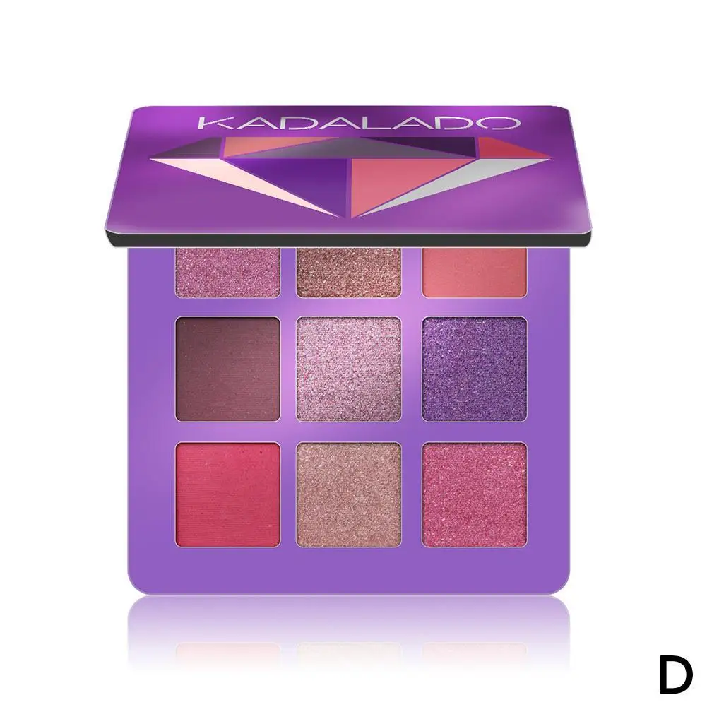 4 Корея 9 цветов блестящие тени для макияжа Pallete матовые тени для век Shimmer Shine Diamond тени для век Пудра пигмент - Цвет: 4