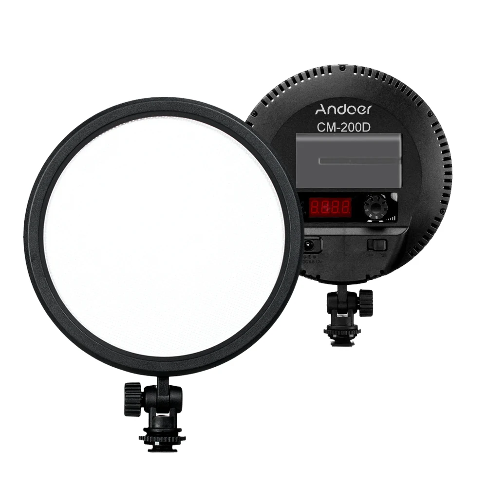 Andoer LED Edge светильник CRI93 6 дюймовый круглый ультратонкий дневной свет 3200K 5600K