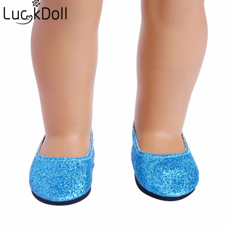 Красочная милая обувь LUCKDOLL 18 дюймов американская кукла 43 см аксессуары для