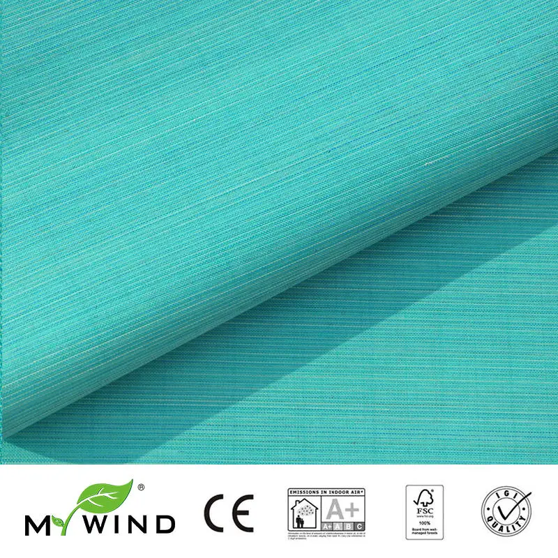 Обои для рабочего стола MY WIND green blue ABACA Grasscloth роскошные обои из натурального