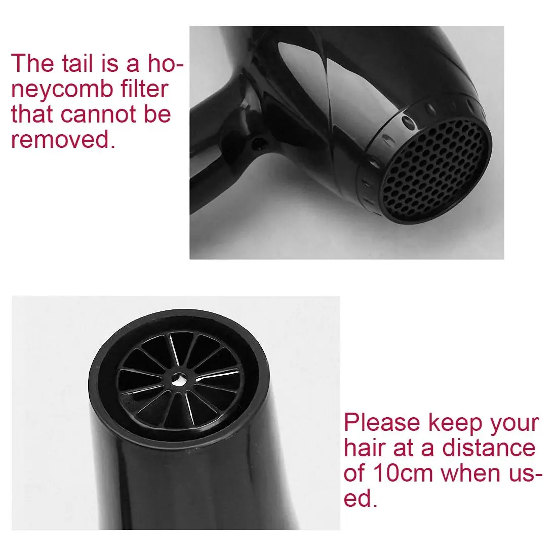 Фен для волос с рассеивателем 2200 Вт вилка стандарта США|Фены волос| |