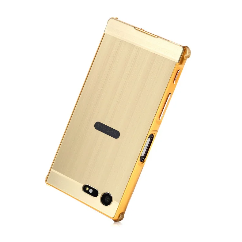 ZEALLION для sony X Compact F5321 чехол 2 в 1 пластинчатый Металл Алюминий Рамка Тонкий матовый