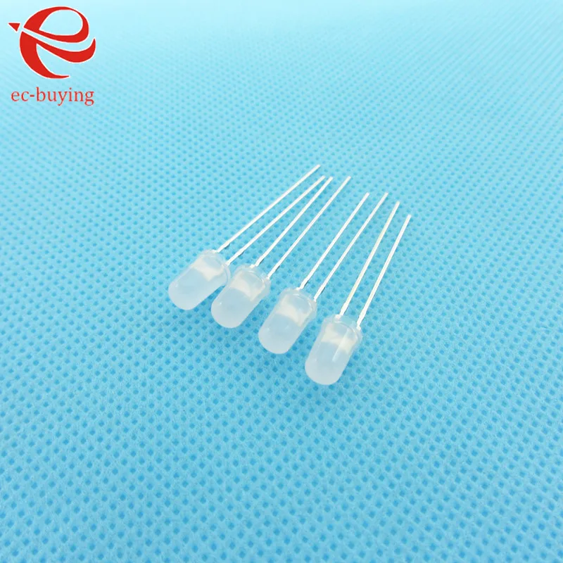 3mmYellow LED Круглый светоизлучающий диодный рассеянный ламповый шарик плагин DIY Kit