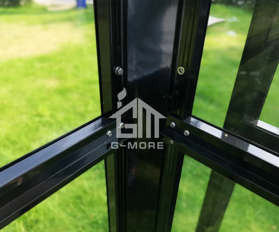 Наружная Водонепроницаемая алюминиевая Gazebo/садовый зеленый дом садовая теплица