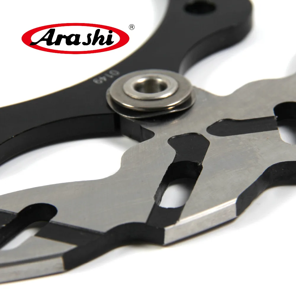 Arashi 1 комплект для YAMAHA XP T-MAX 500 2004 2005 2006 2007 ЧПУ плавающие передние задние тормоза дисковые роторы TMAX 500 2004-2007