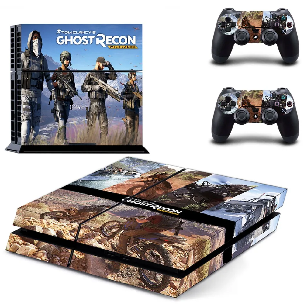 Наклейка на кожу Tom Clancy's Ghost Recon Wildland PS4 Виниловая наклейка для консоли Sony Playstation 4