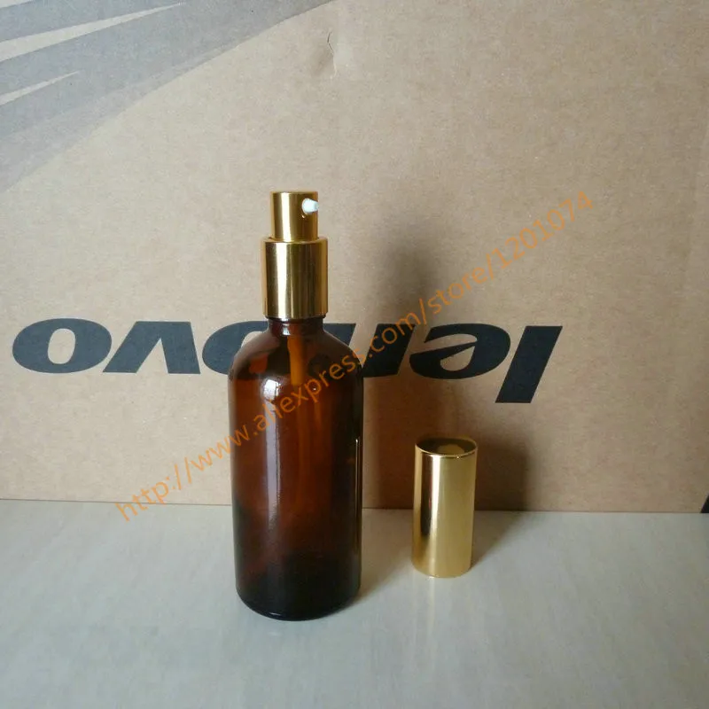 100 мл коричневый/прозрачный/синий/зеленый блестящий Стекло флакон духов с