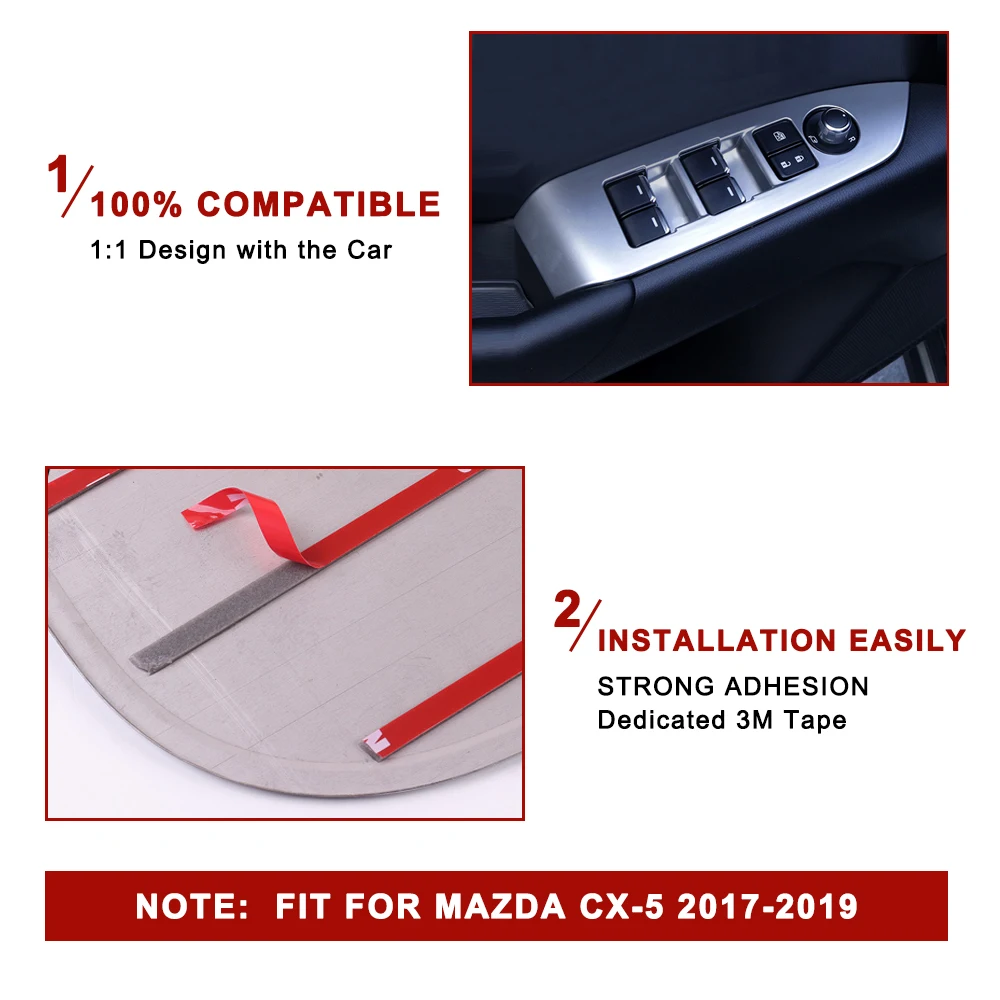 Для Mazda CX-5 CX5 CX 5 аксессуары для салона автомобиля дверной подлокотник переключатель окна Регулировка Лифт декоративный кожух