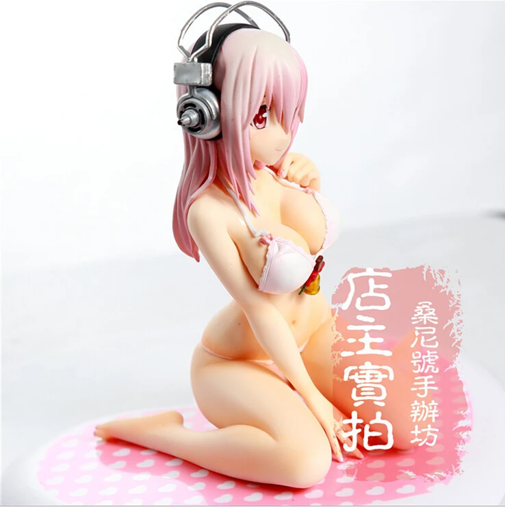 1pcs Super Sonic SoniAni Christmas Swimwear Momo Swim Suit Queens Ver. Sexy Wave 14CM Garage Mode Beach Figure Collection | Игрушки и