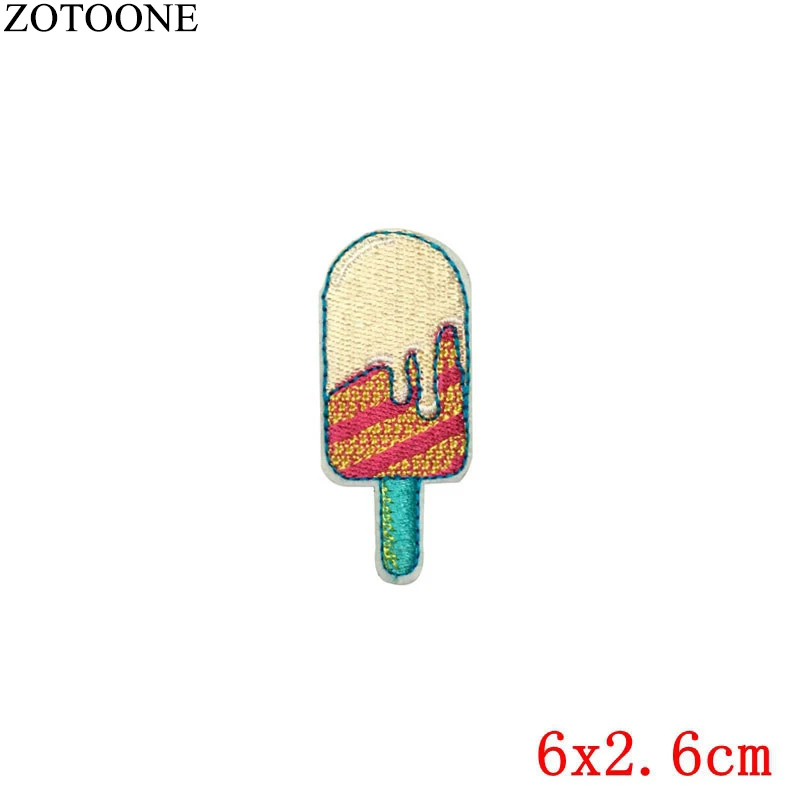 PE0271CT ZOTOONE утюжок на фруктовом питании патчи Аппликации для одежды для девочек аппликация вышитая авокадо ананас патч для рюкзака DIY E - Цвет: PE0271CT