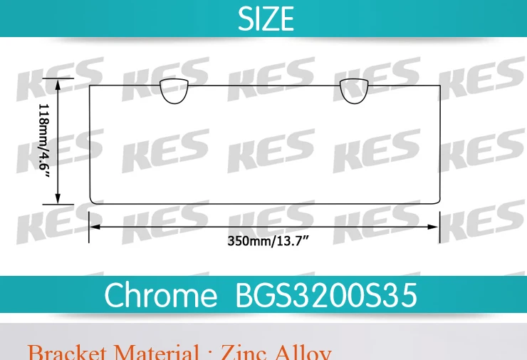 KES 14-дюймовый Ванная комната закаленное Стекло полка 8MM-Thick настенное крепление, прямоугольные, полированный хром/матовый Никель кронштейн, BGS3200S35