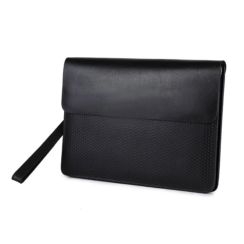 Мужской дизайнерский клатч из натуральной коровьей кожи мужская деловая сумка