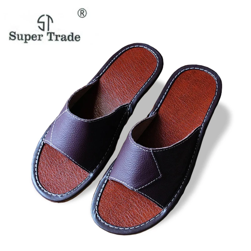 ST SUPER TRADE/летние женские нескользящие туфли из натуральной кожи на плоской