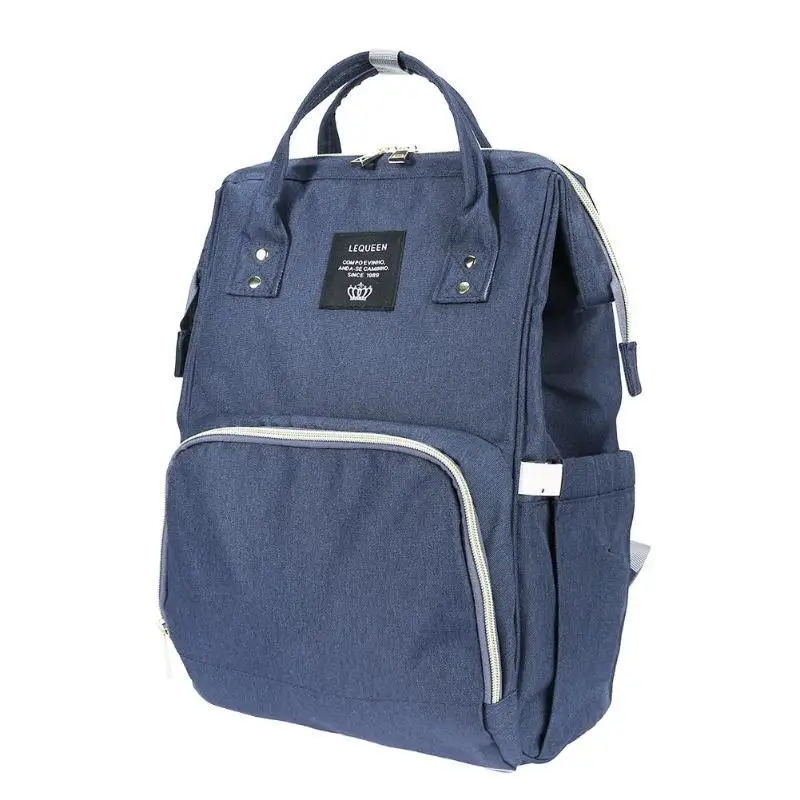 USB Charging Maternity Nursing Bags USB Port Mummy Diaper Bag Pure Color Baby Nappy Backpack Waterproof Mother Travel Handbags