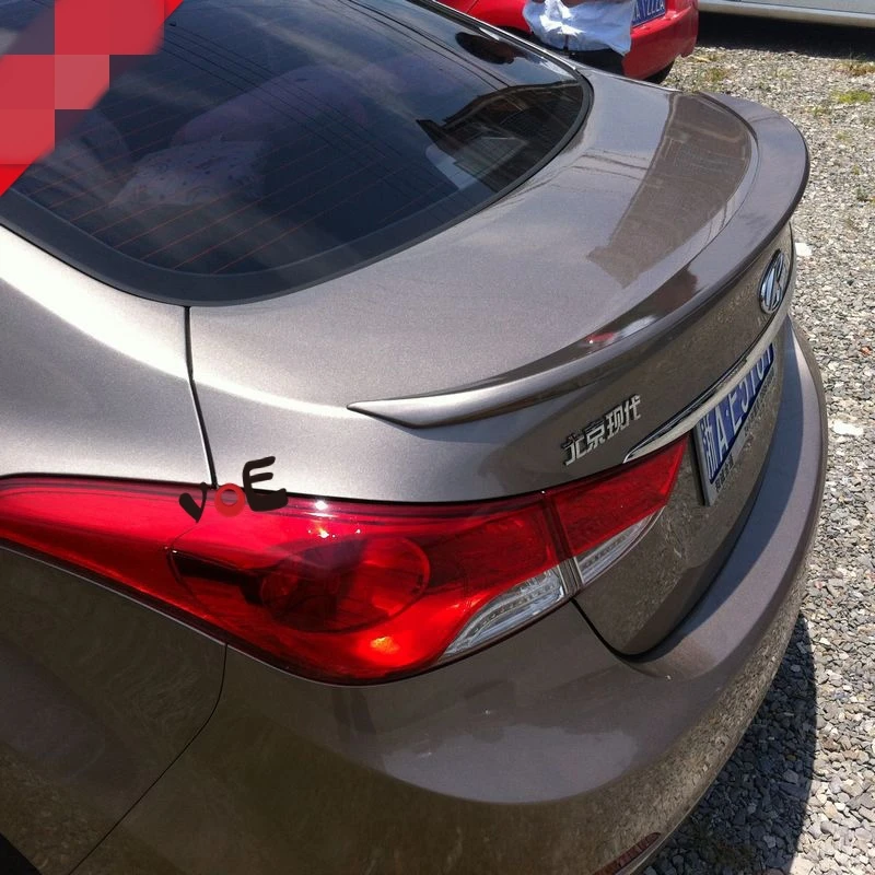 Задний спойлер Elantra для Hyundai пластик ABS 2012 2015|lamp cost|spoiler hondaspoiler toyota |