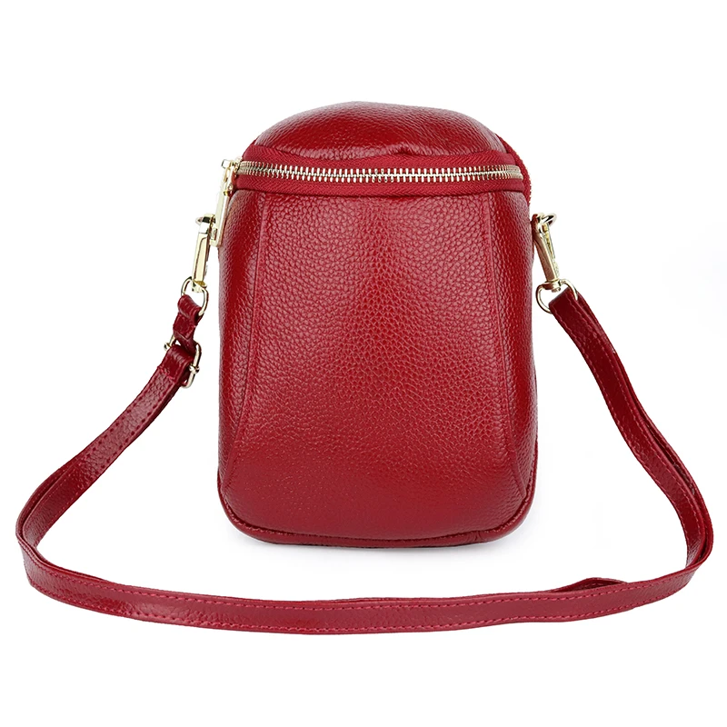 Дизайнерская женская сумка для мобильного телефона COMFORSKIN модная мессенджер из