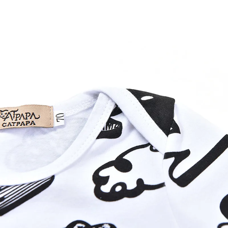 Осень 2017 г. одежда для маленького мальчика Модный хлопковый комплект одежды