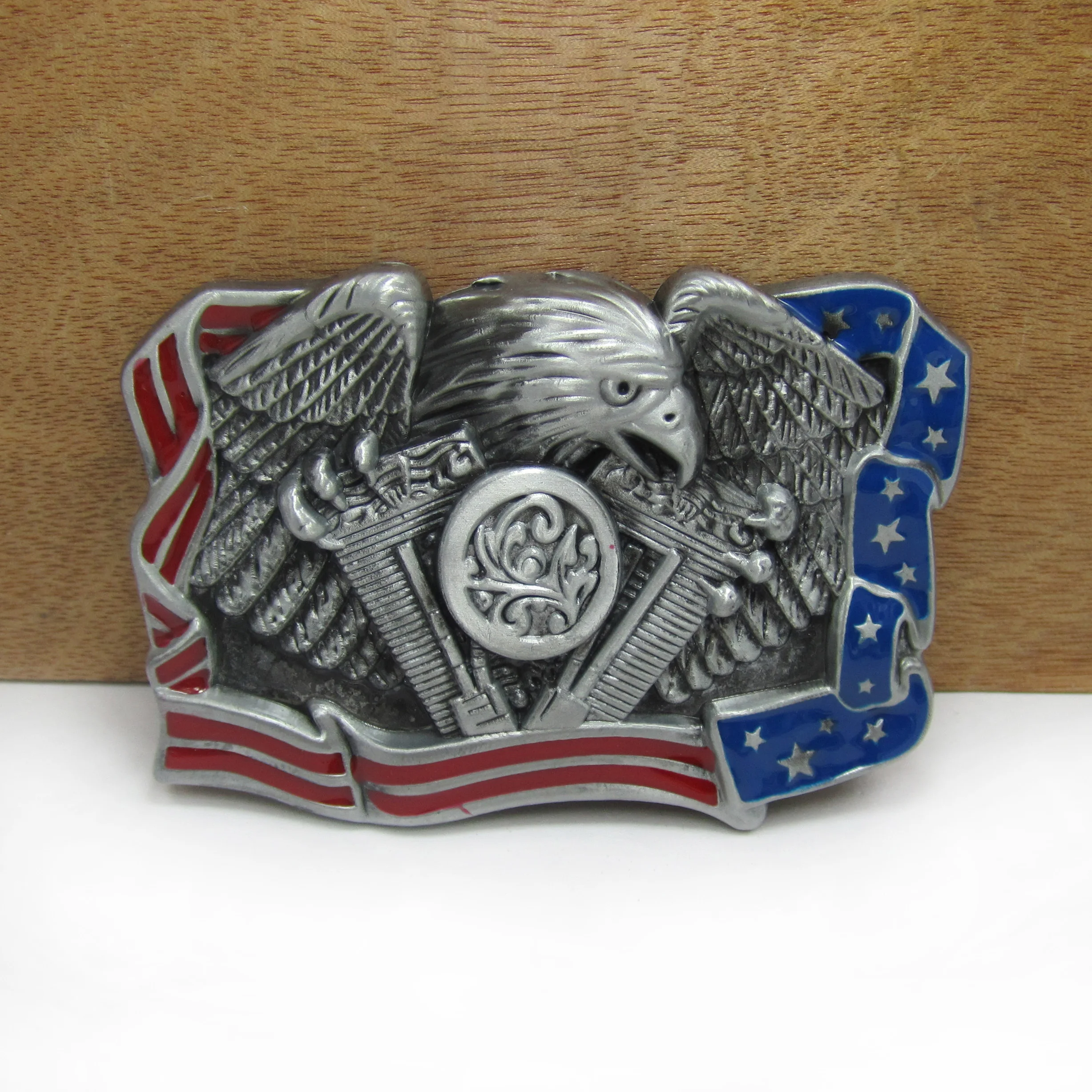 BuckleClub Оптовая Продажа цинковый сплав Ретро Орел двигатель Джинсы подарок ремень