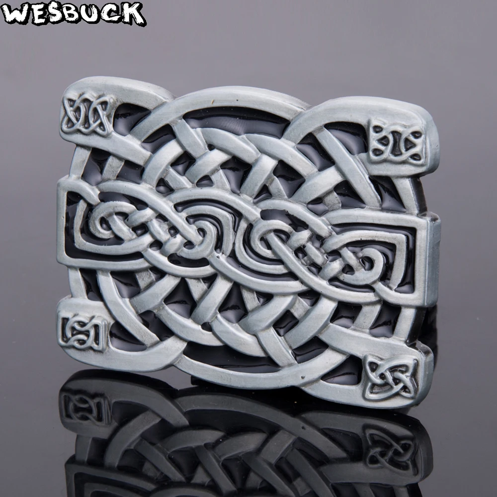 2020 Новый WesBuck 5 шт. MOQ бренд Celti пояс с пряжкой для мужчин Для женщин серый Western Buckles