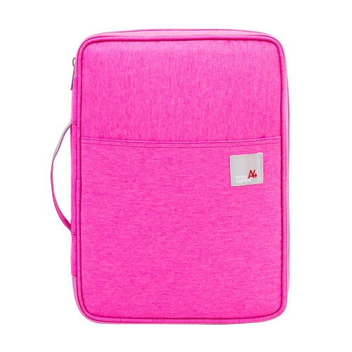 Rose Red Bag Многофункциональные А4 сумки для документов, Сумка для документов, портативная водонепроницаемая ткань Оксфорд, организованная Сумка-тоут для ноутбуков, ручек, компьютерных вещей - Цвет: Rose Red Bag