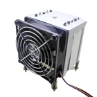 Кулер для серверного процессора 3U 4U, 5 тепловых трубок, вентилятор охлаждения для Intel Xeon LGA 1366 1356, промышленная рабочая станция, компьютер, активное охлаждение