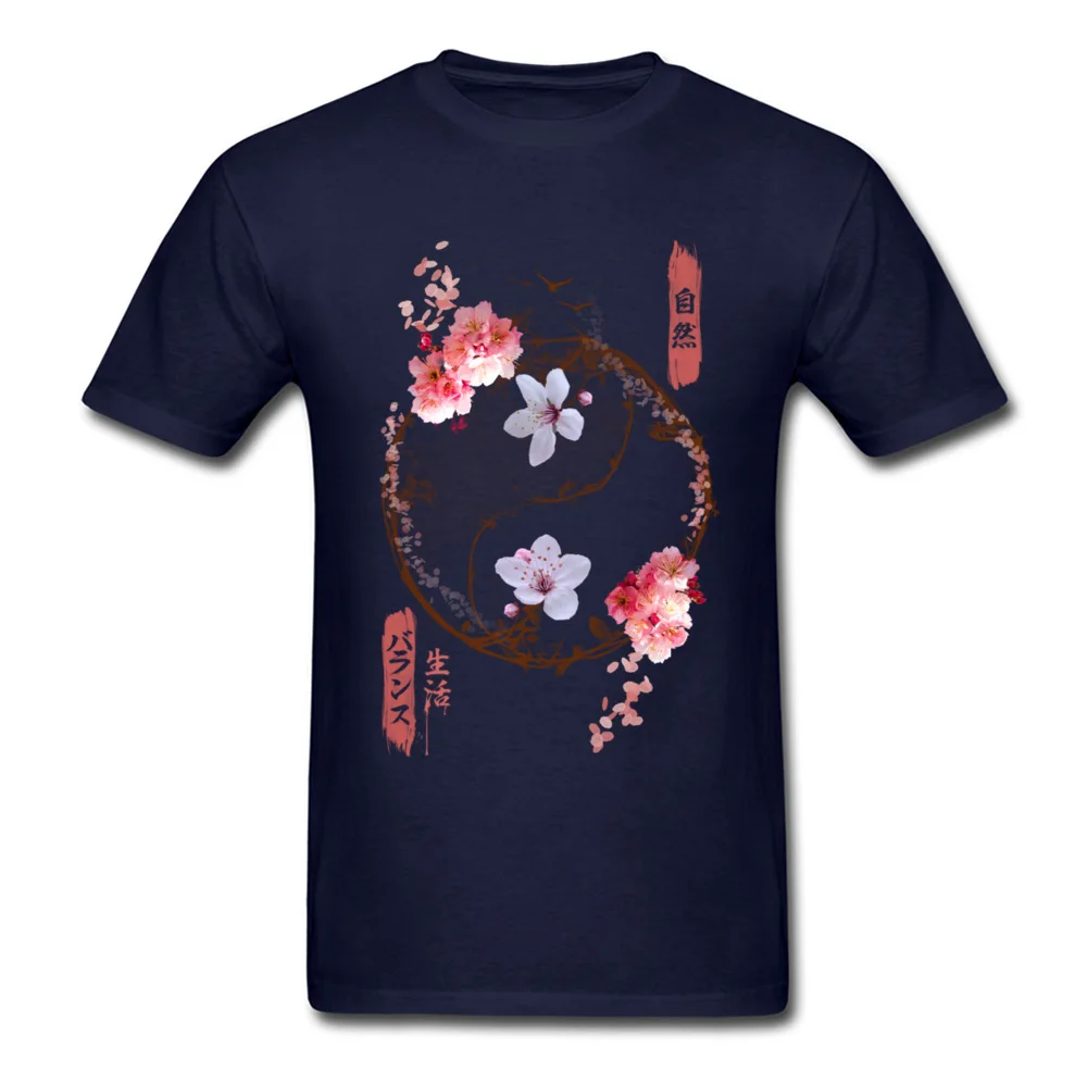 Eternal Balance футболка на заказ Мужская Yin Yang Футболка с принтом Природа и жизнь одежда