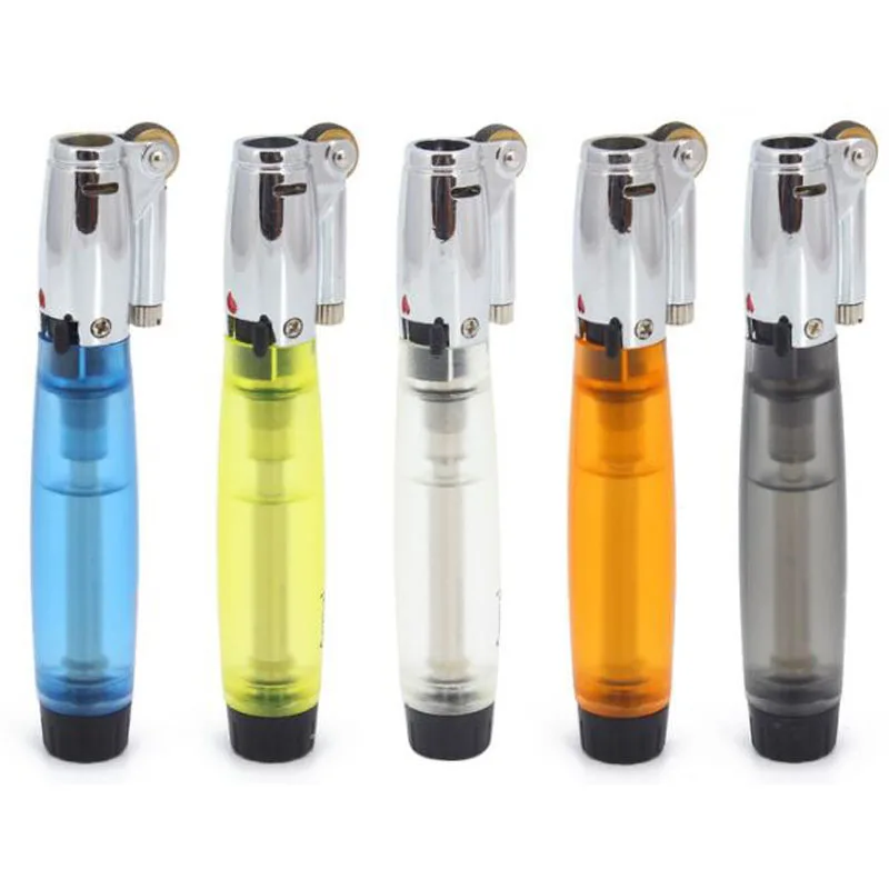 Ультратонкая Регулируемая зажигалка с переключателем призрачный огонь