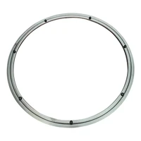 ss 28in70cm od solid stainless steel lazy susan turntable swivel plate with upgrade anti skid soft rubber tips