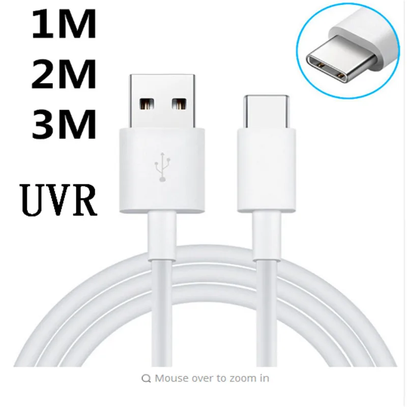 Кабель USB Type C длиной 1 м 2 3 для Samsung Galaxy A3 A7 A5 2017 S9 A8 Plus 2018|Зарядные устройства