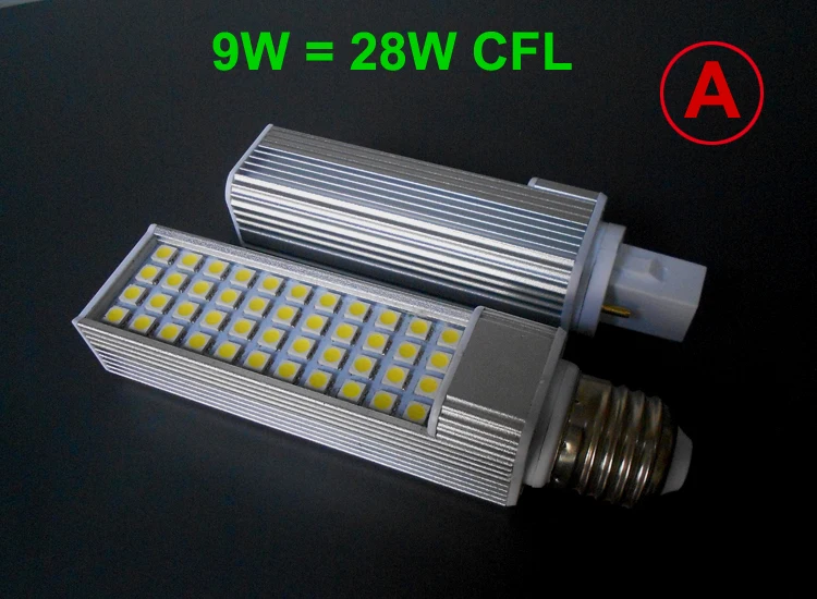 g24 led g24d-1 g24d-3 AC85-265V pl bulb Lamp real power 5W 7W 9W 10W 11W 12W 13W 14W SMD5730 5050 2835 downlight | Освещение