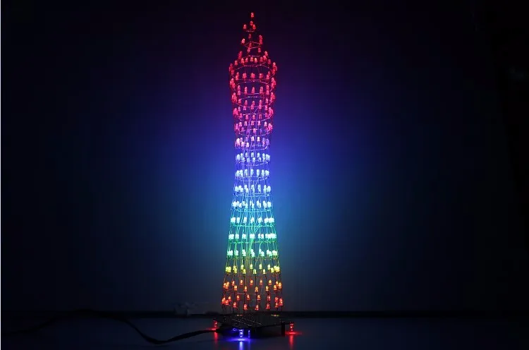 Светодиодная башня дисплей ритмичная лампа с инфракрасным пультом