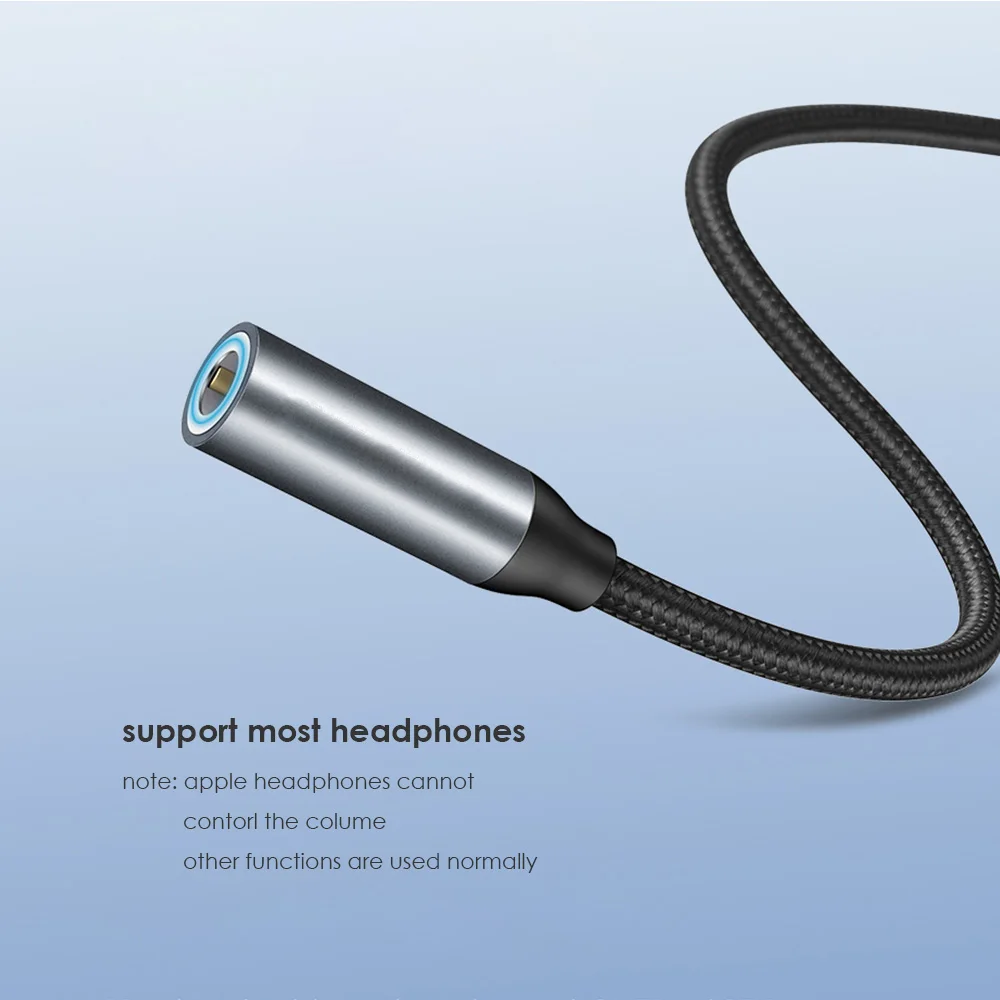 Type C 3,5 разъем для наушников USB C до 3,5 мм AUX Наушники Адаптер для huawei mate 20 P30 pro Xiaomi Mi 6 8 9 SE аудио кабель