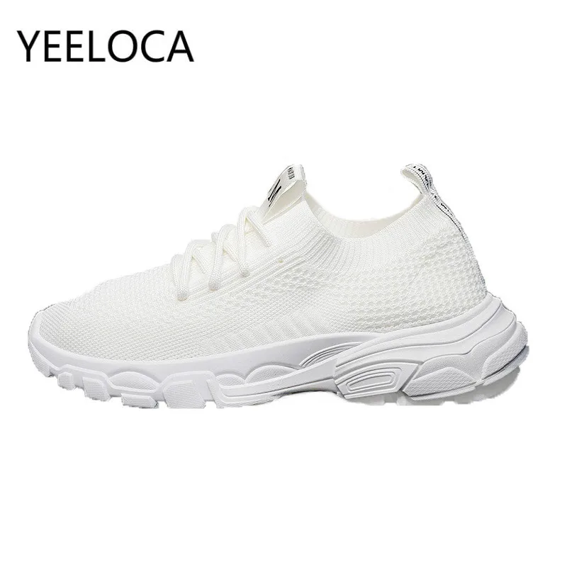 Кроссовки YEELOCA женские весенне-летние вязаные носки Студенческая Повседневная