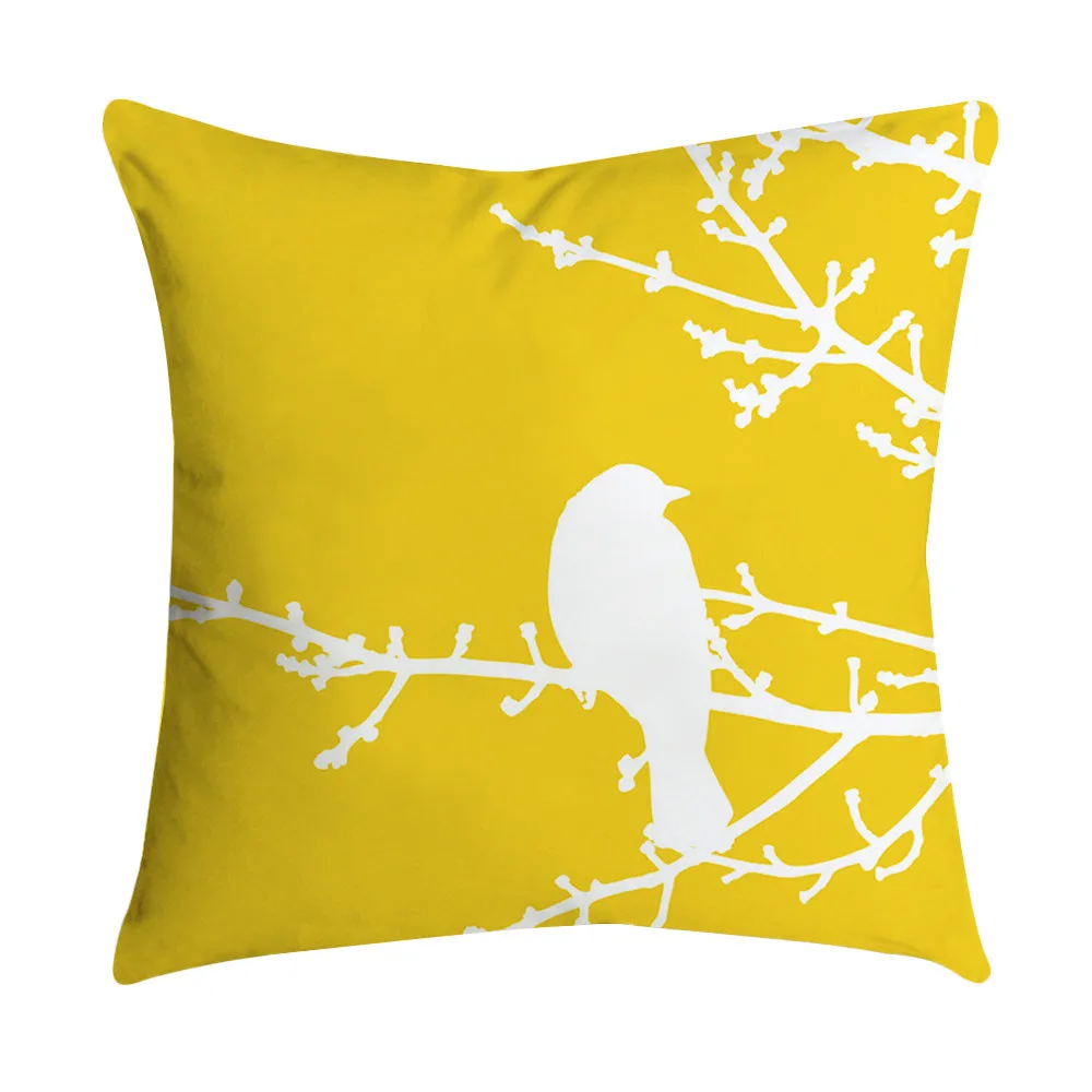 P Pineapple Leaf Yellow Sofa Car Waist Throw Pillow Cushion Cover Case Home Decor housse de coussin funda cojin kussenhoes - Цвет: P