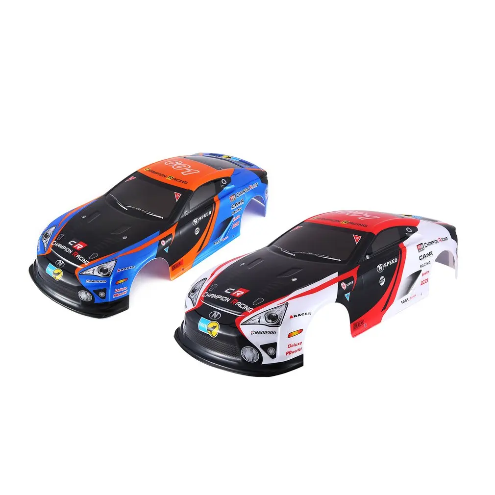 1/10 RC Car Shell Body for 1:10 RC Racing Car Car Flat Sports Drift Vehicle RTR Toys Parts Multicolor RC Car Model Toys Parts