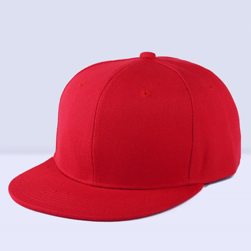 Red Новое поступление однотонная Бейсболка Повседневная шляпа для отца Зеленая Бейсболка для мужчин и женщин регулируемая бейсболка s Фирменная Новинка для взрослых - Color: Red