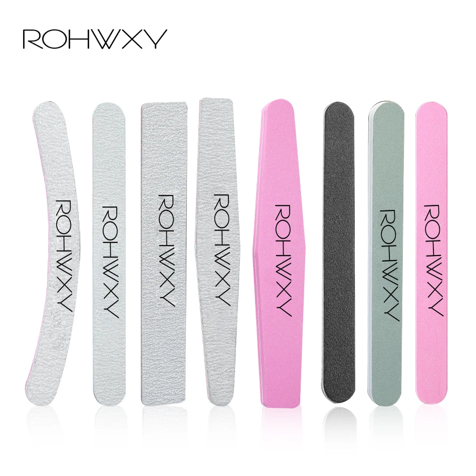 Набор инструментов для маникюра ROHWXY 8 шт./компл. пилочки ногтей щетка полировки